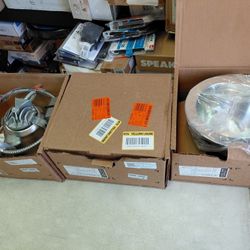 Lot Of 3 Pieces Lithonia Lighting 802nf5 120/277v 8" Led Recessed Downlights