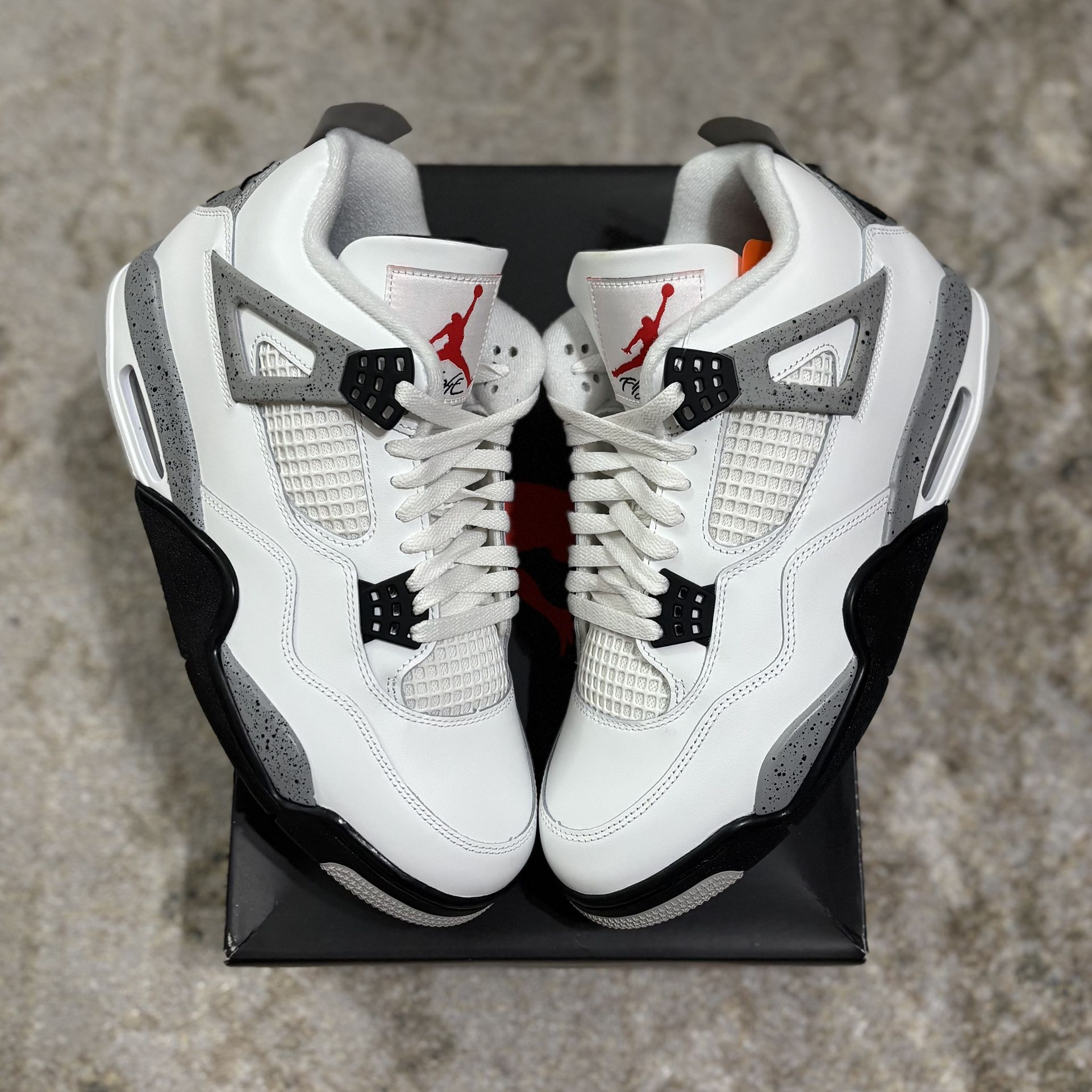 Air Jordan 4 Retro White Cement 2025 FV5029-100 Size 12