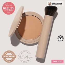 No Makeup Makeup Foundation And Brush 