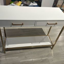 White Console Table For Sale $105