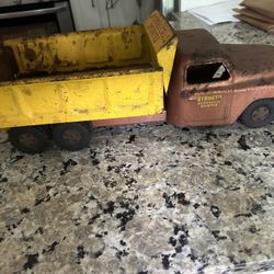 Vintage 1960’s Structo Toys Hydraulic Dumper Pickup Dump Truck