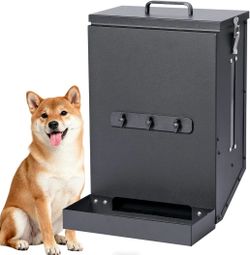 Hanging Cage Automatic Dog Feeder Large Breed,12L Dog Food Dispenser
Auto