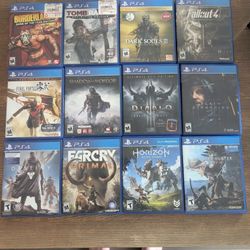 Lot Of 31 PS4 Games