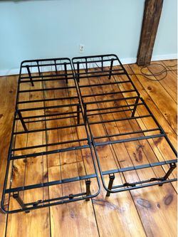14" Height Full Bed Frame, Heavy-Duty Foldable Metal Bed Frame with Underbed Storage,