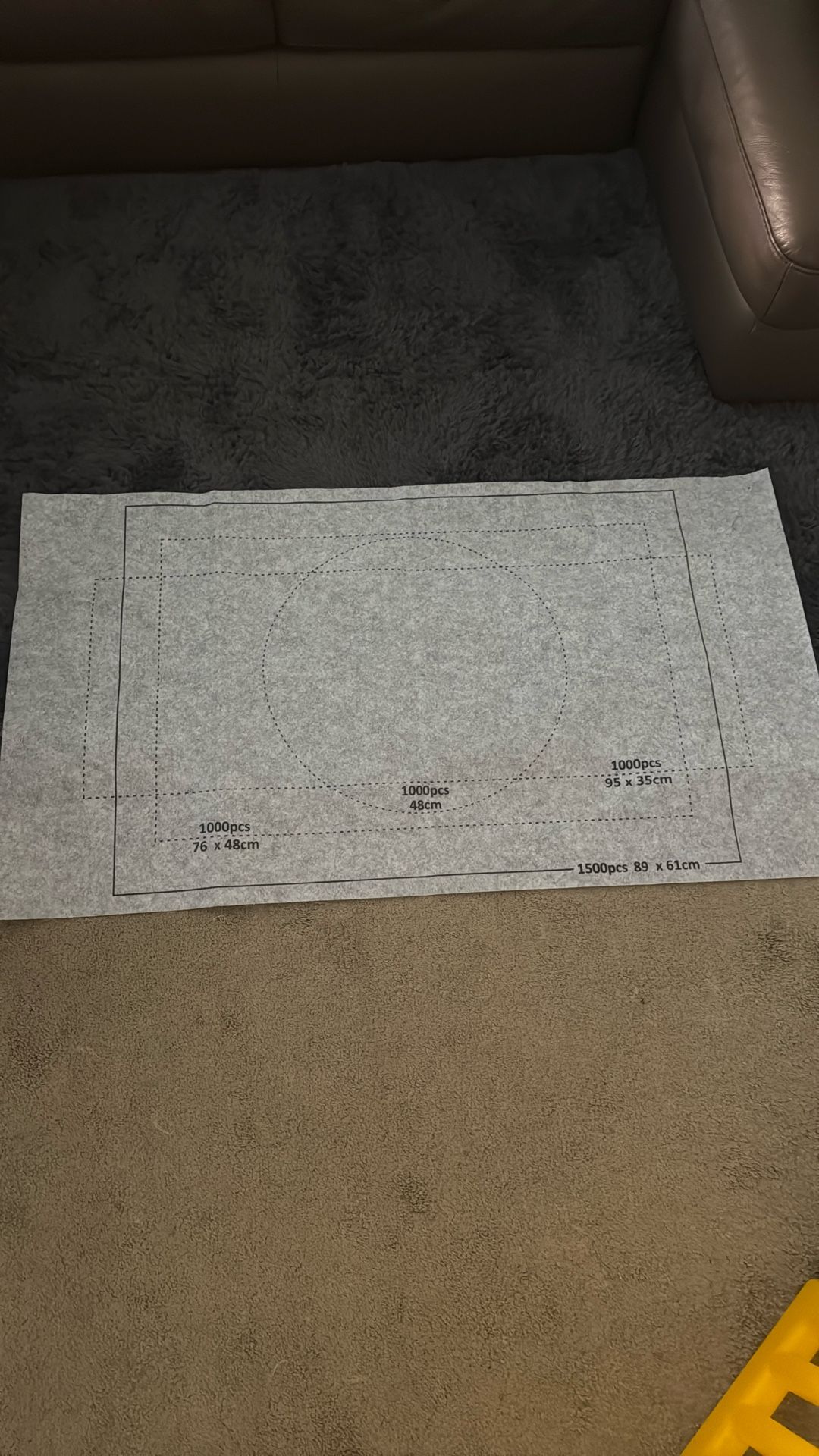 Felt Puzzle Storage Mat – Roll Up & Continue Later 🧩