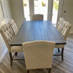 7pc Counter Height Dining Table Set