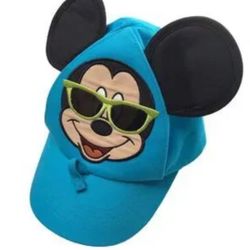 DISNEY PARKS Mickey Mouse In Sunglasses Childs Baseball Hat Bp01