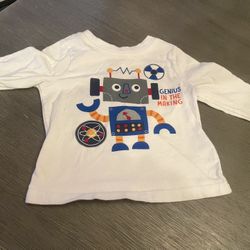 Baby Boys Robot Shirt