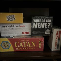 5 Games All Unopened / Selling As A Bundle