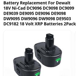 Lithium ion Battery  for Dewalt 18V 