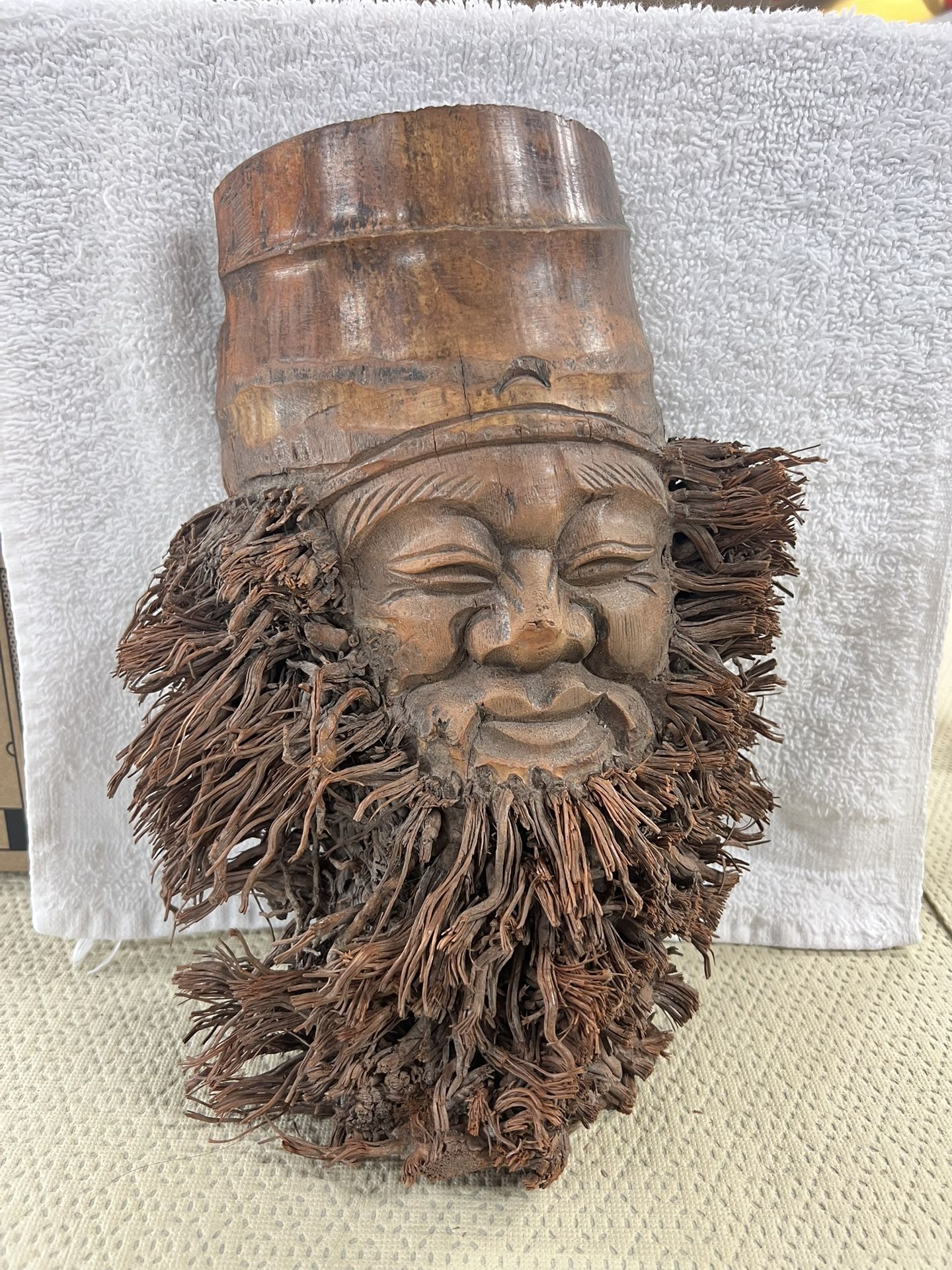 Antique Carved Bamboo Root