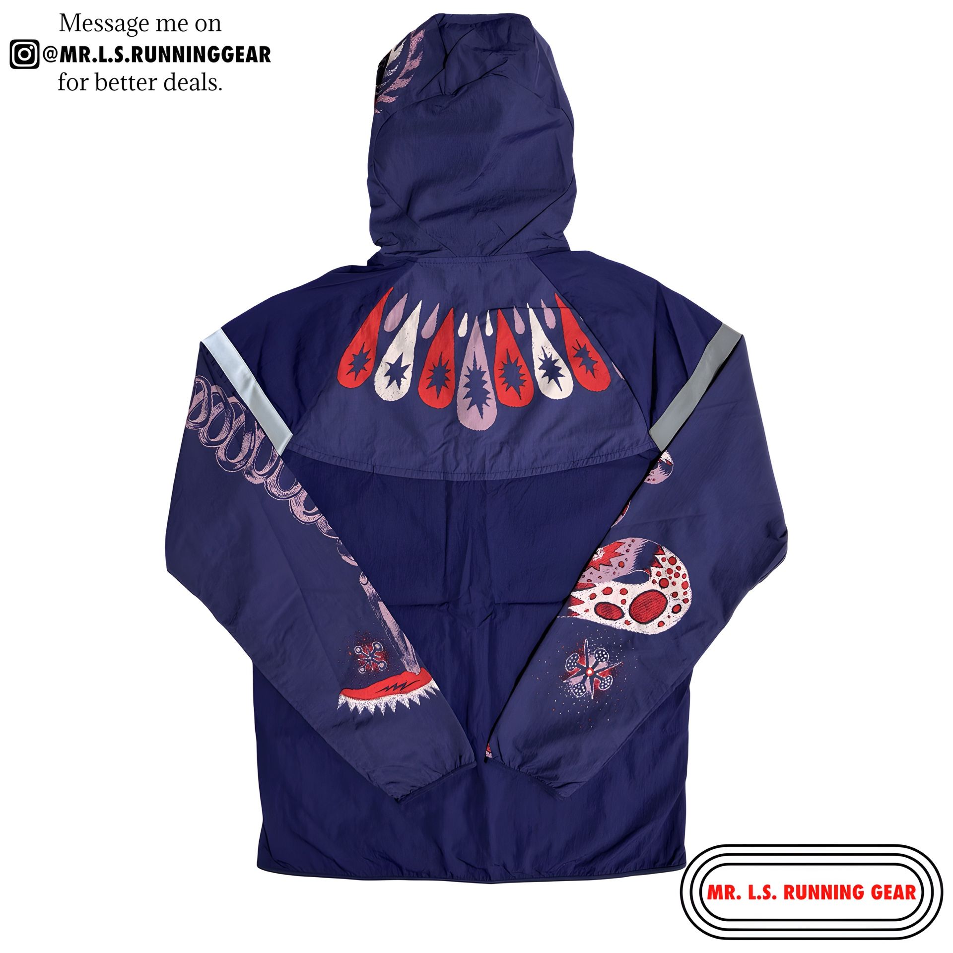 希少 NIKE WINDRUNNER WILD RUN セットアップ Men's Nike Windrunner Wild Run Jacket Purple Chinese Dragon