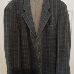 Mens Sz 46 Haggar Sports Jacket