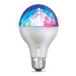 5-Watt Equivalent A23 Color Changing Party Bulb Medium E26 Base LED Light Bulb with 4 Modes