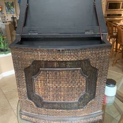 Wicker Storage Chest