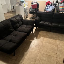 Black Couches 