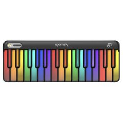 Kartier Piano MIDI Keyboard, Includes 1,000+ Famous Sounds/Presets, LED Light-Up Keys, Bluetooth & Wired Connection, IOS/Android & Desktop App Include
