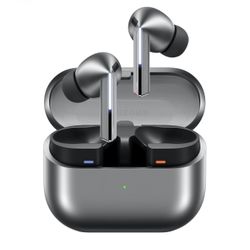 SAMSUNG Galaxy Buds 3 Pro AI True Wireless Bluetooth Earbuds, Noise Cancelling, Sound Optimization, Redesigned Comfort Fit, Silver