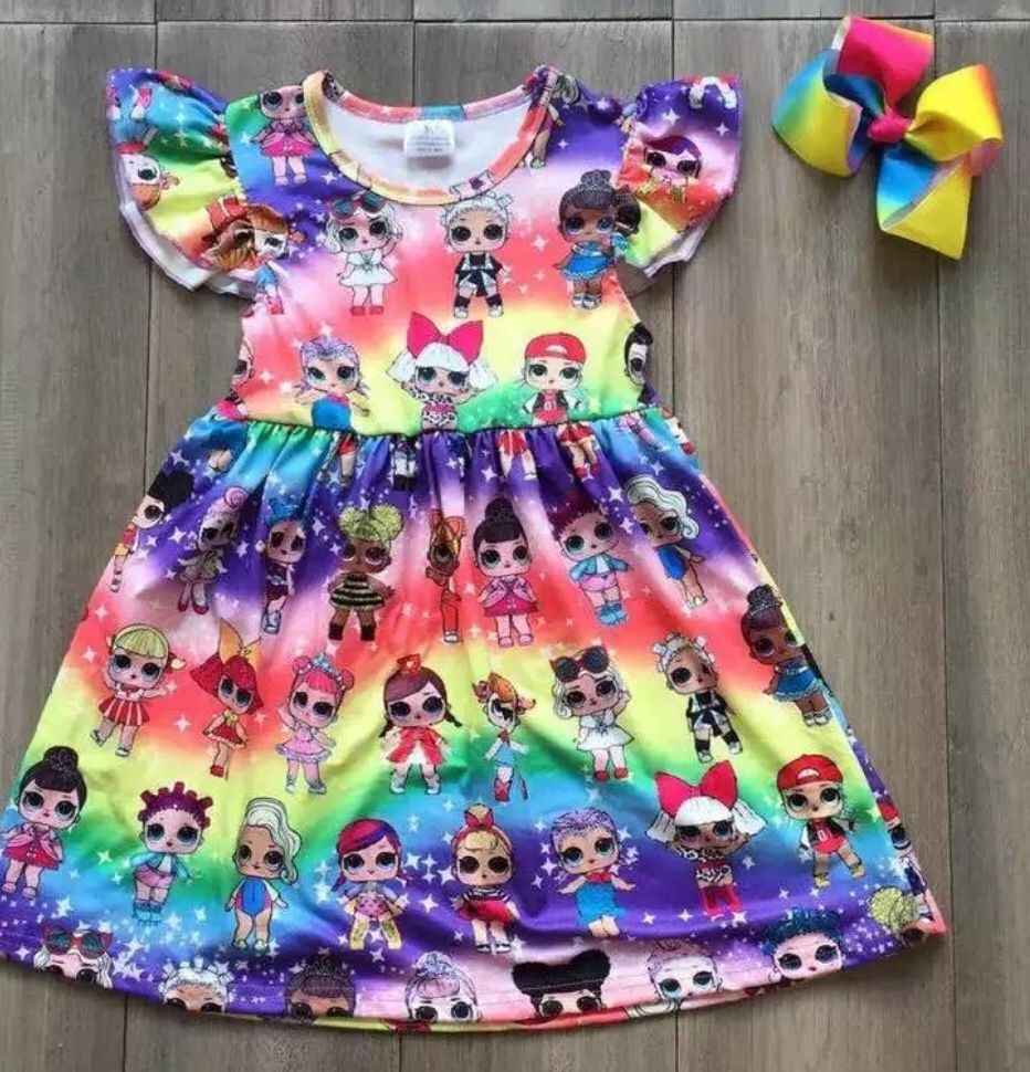 Lol surprise doll dress comes with bow