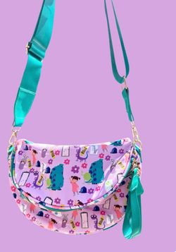 Oversized monsters Inc. sling bag