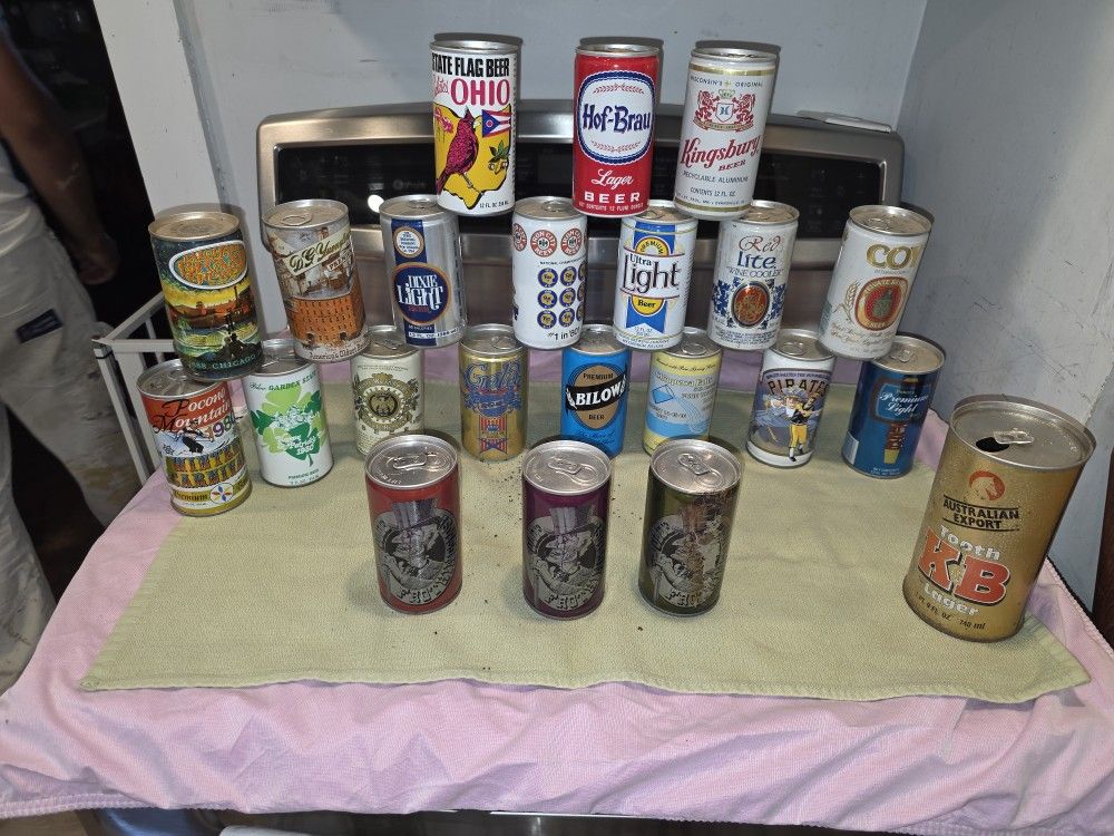 Vintage Beer Cans