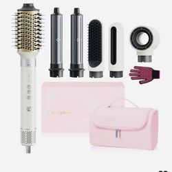 🔥Brand new🔥 6 in 1 Hair Styler, High Speed Ionic Hair Dryer with Auto-Wrap Curlers, Blow Dryer Oval Brush & Volumizer, Hot Air Styler for Fast Dryin
