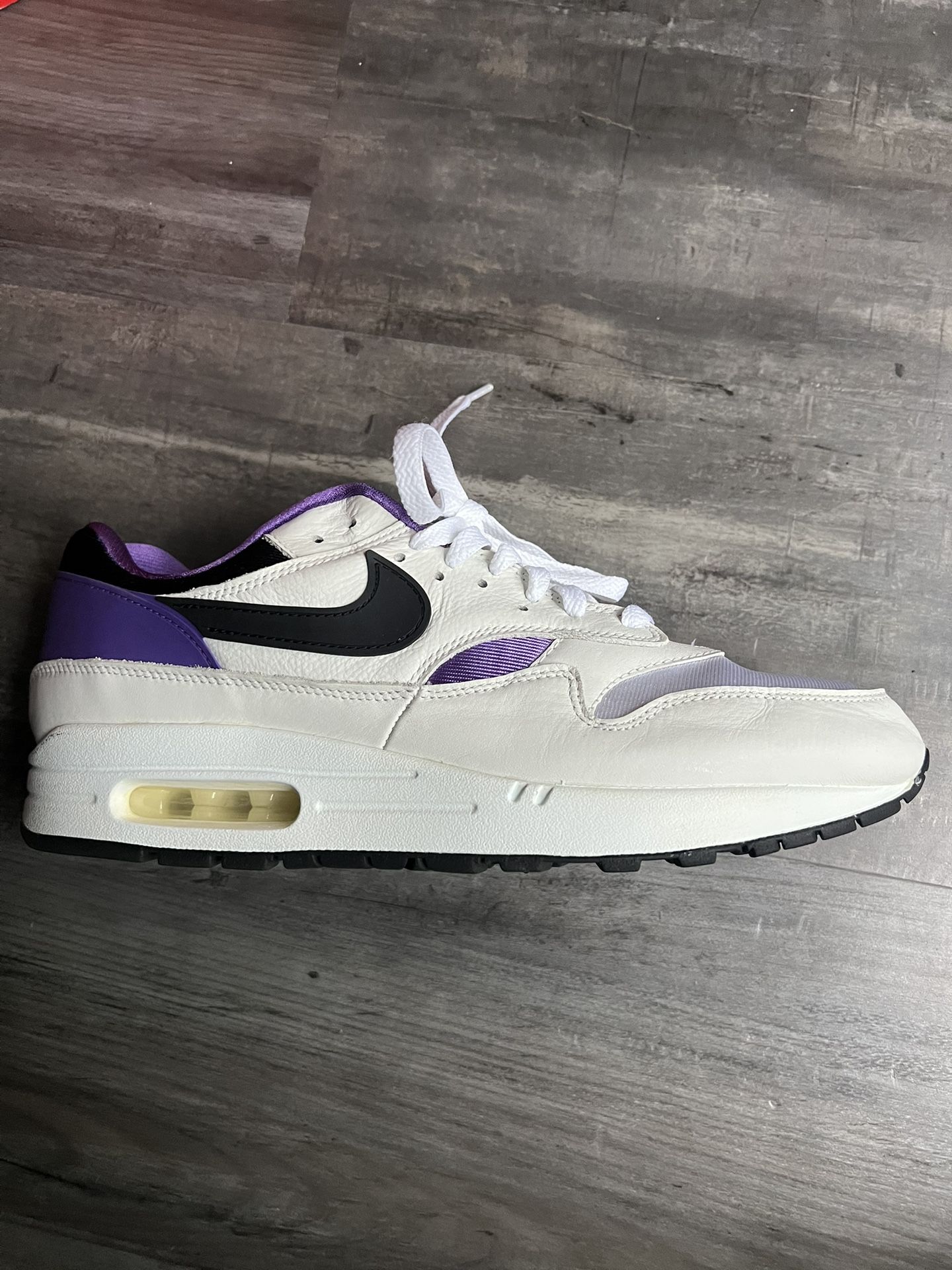 Nike Air Max 1 White Purple Size 10