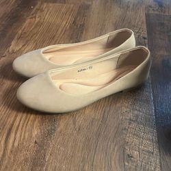 Nude Ballerina Flats