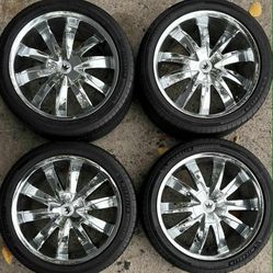 5 Lug 20 Inch Wheels And Tires 5x114