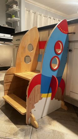 Cute Wooden Kids Step Stool $20 Firm