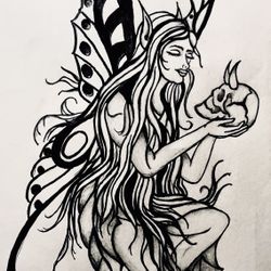 Gorgeous Fairy Sketch