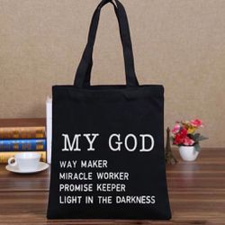 Brand New Waymaker Christian God Cotton Tote Bag 