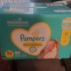 New Boxe Of Newborn Diapers