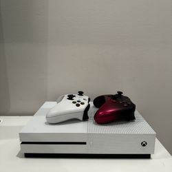 Xbox One A Console And Two Controllers 