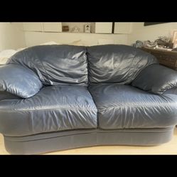 Leather Loveseat