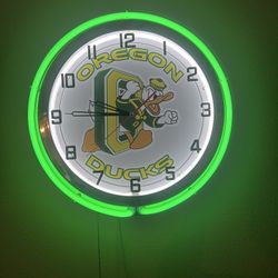Oregon ducks led clock