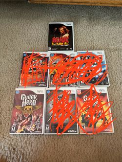 Wii Games GREAT CONDITION