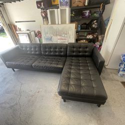 Leather Sectional Morabo , Sofa, Couch 