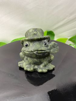 Crystal Green Jade Frog