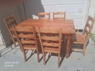 Solid wood Dining 6 chairs