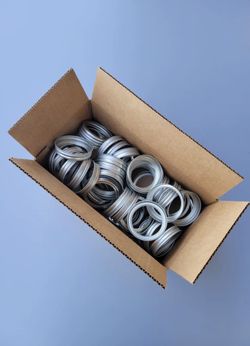 50 regular mouth mason jar Bands 