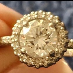 Platinum Natural Diamond Ring