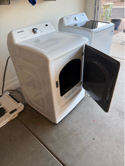 Samsung smart washer and dryer set