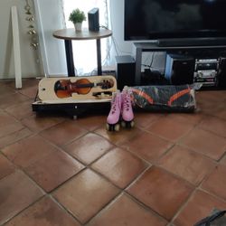 Violin Guitar, Roller Skate, Huge Bag Unused