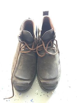 Steel toe boots size 10