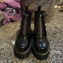 Dr. Martens Patent Leather Sinclair Boots