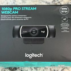 NEW! Logitech 1080p/30 fps Pro Stream Webcam - SEALED