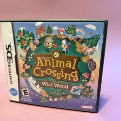 Animal Crossing: Wild World (Nintendo DS, 2005) Case And Manual ONLY NO GAME