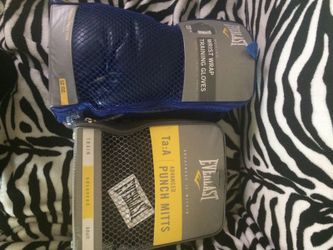 Training gloves and punch mitts