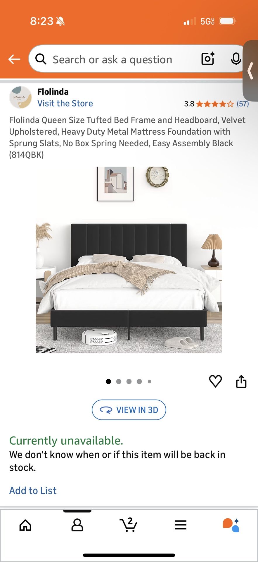 Queen Bed Frame